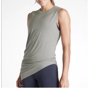 Athleta Cloud light Restore Asymmetrical Muscle Tank Size M